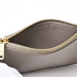 CELINE Zippered Compact Card Holder Essential 10J893BEL.10BL Grained Calfskin Pebble S-156407