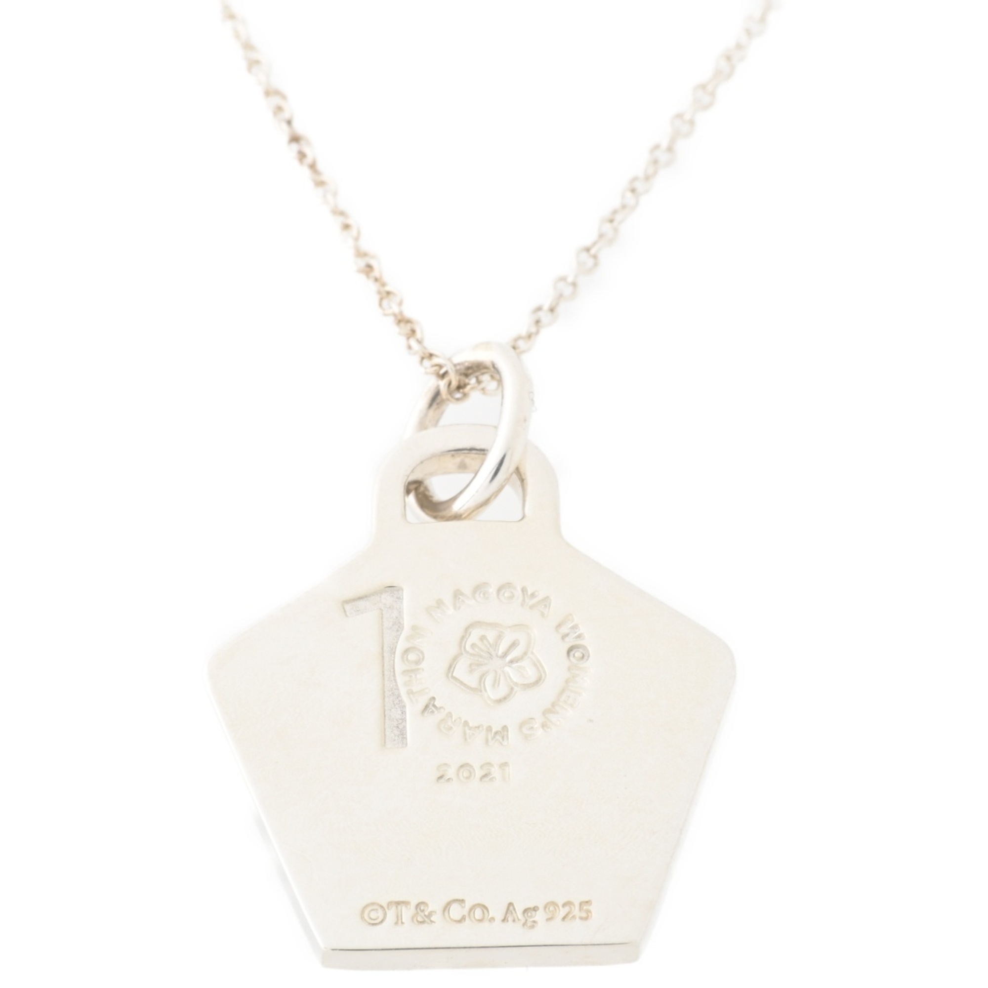 Tiffany TIFFANY Nagoya Women's Marathon 2021 Finisher's Commemorative Necklace Sv.925 40cm A-156166