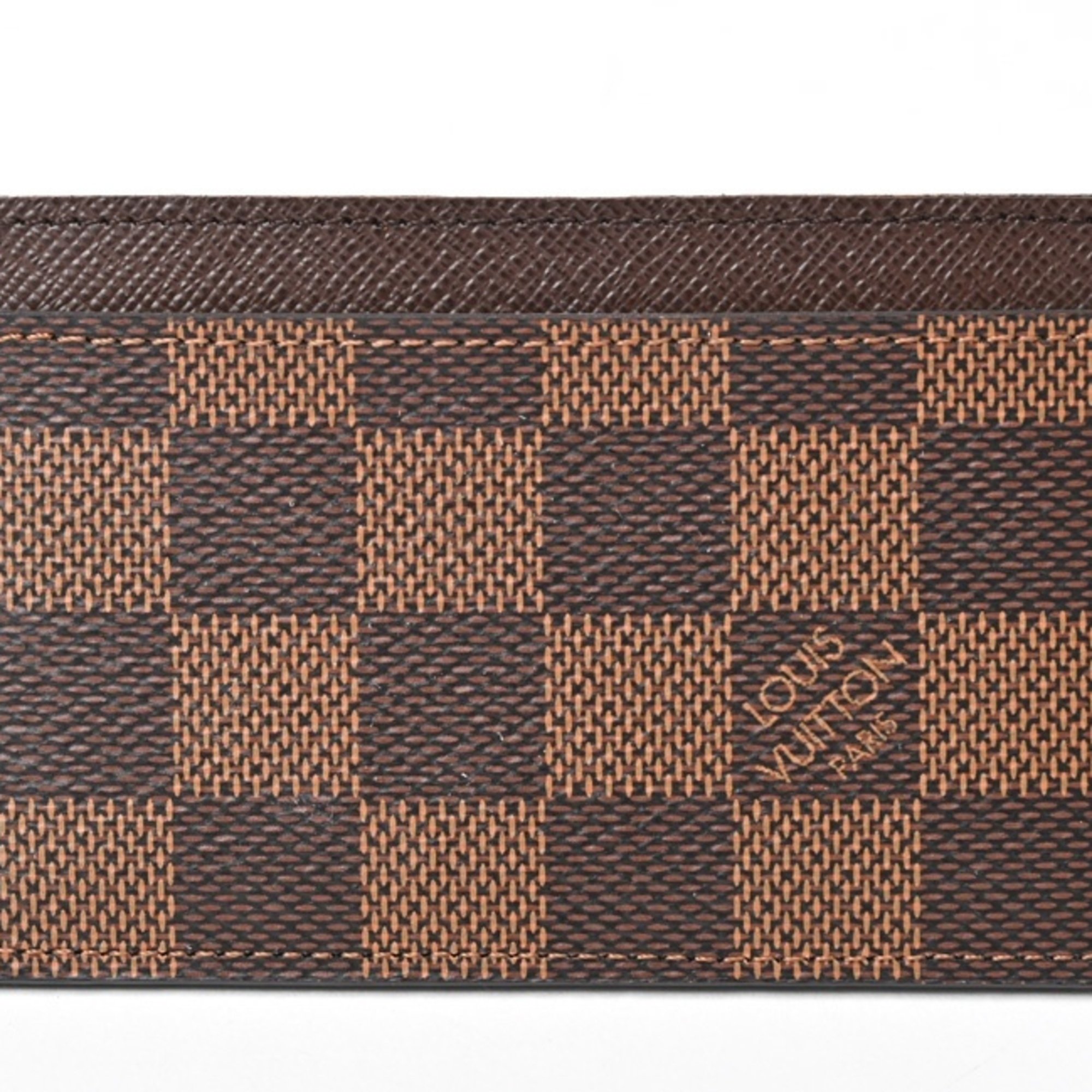 Louis Vuitton Card Case Porte Carte Sample N61722 Damier Ebene B-156387