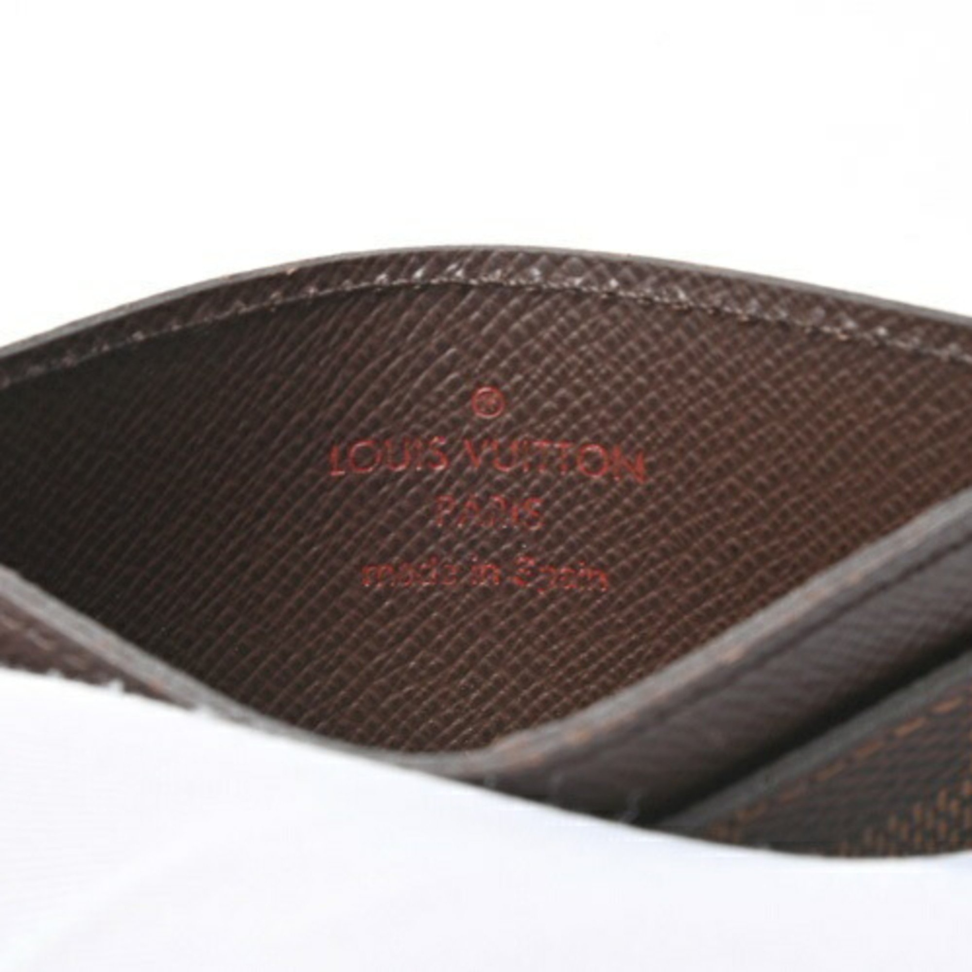 Louis Vuitton Card Case Porte Carte Sample N61722 Damier Ebene B-156387