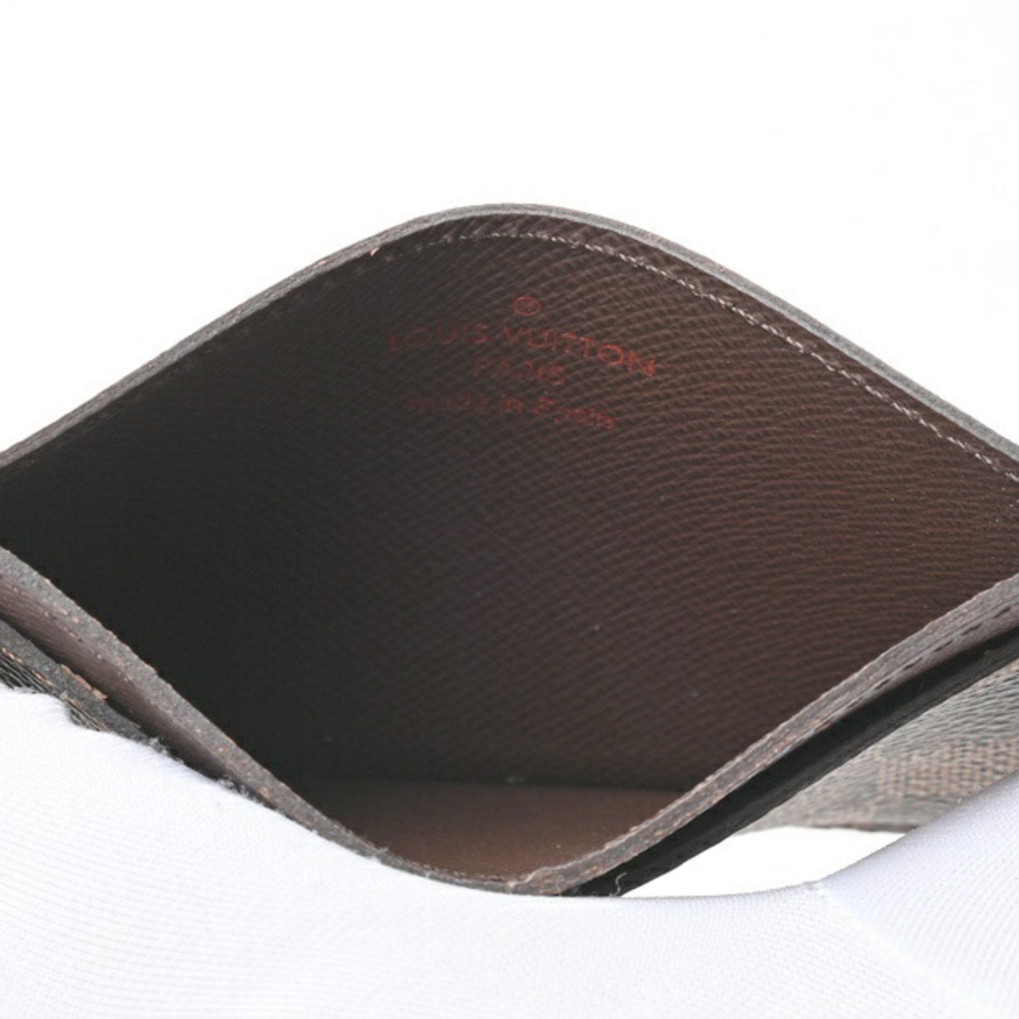 Louis Vuitton Card Case Porte Carte Sample N61722 Damier Ebene B-156387