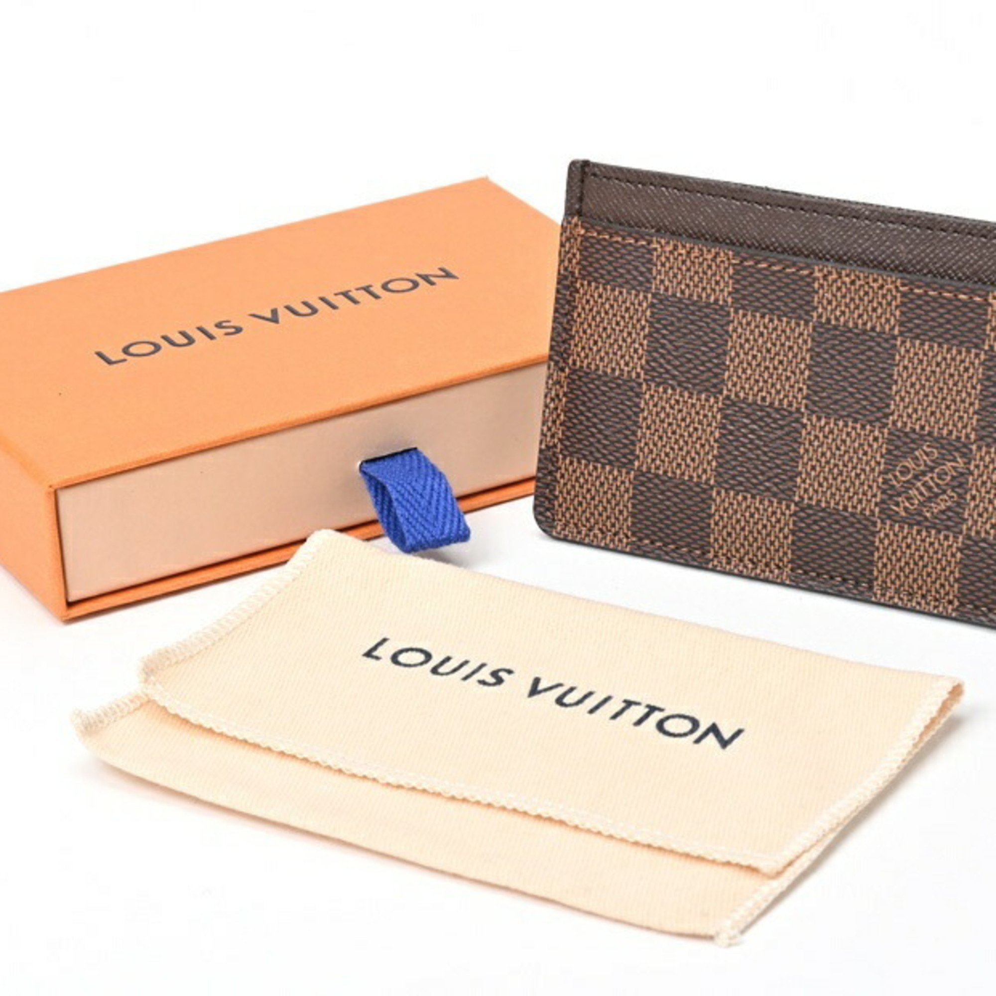 Louis Vuitton Card Case Porte Carte Sample N61722 Damier Ebene B-156387