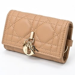 Dior DIOR My Key Case S0983ONMJ Cannage Lambskin Beige S-156350