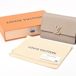 Louis Vuitton LOUIS VUITTON Portefeuille Capucines Compact Tri-fold Wallet M62159 Taurillon Leather Galle S-156391