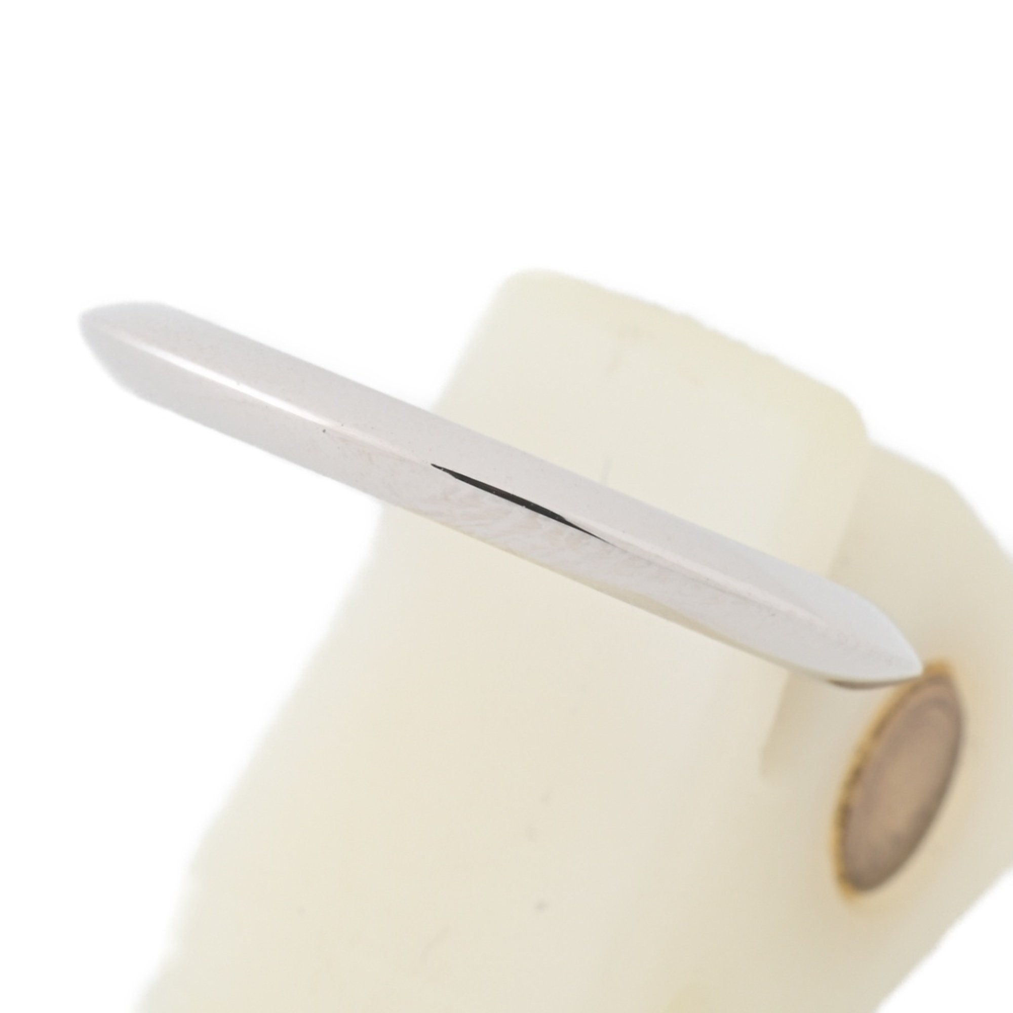 Tiffany & Co. Knife Edge Band Ring Pt950 L-156066