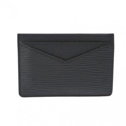 LOUIS VUITTON Epi Neo Porte Carte Noir M67210 Unisex Leather Card Case