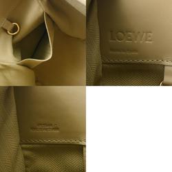 LOEWE Compact Hammock Bag Clay Green A538H13X26 Women's Satin Calf Shoulder