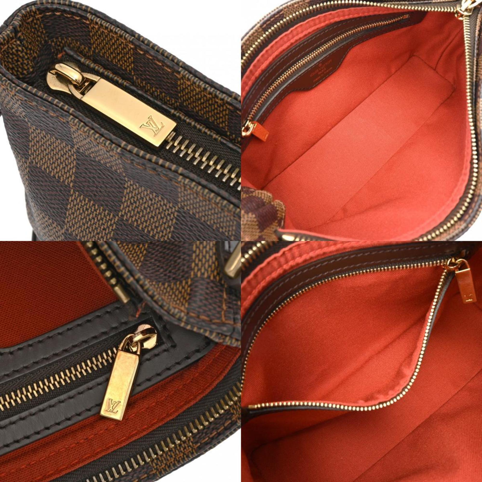 LOUIS VUITTON Damier Trotter SP Order Brown N48049 Women's Canvas Shoulder Bag