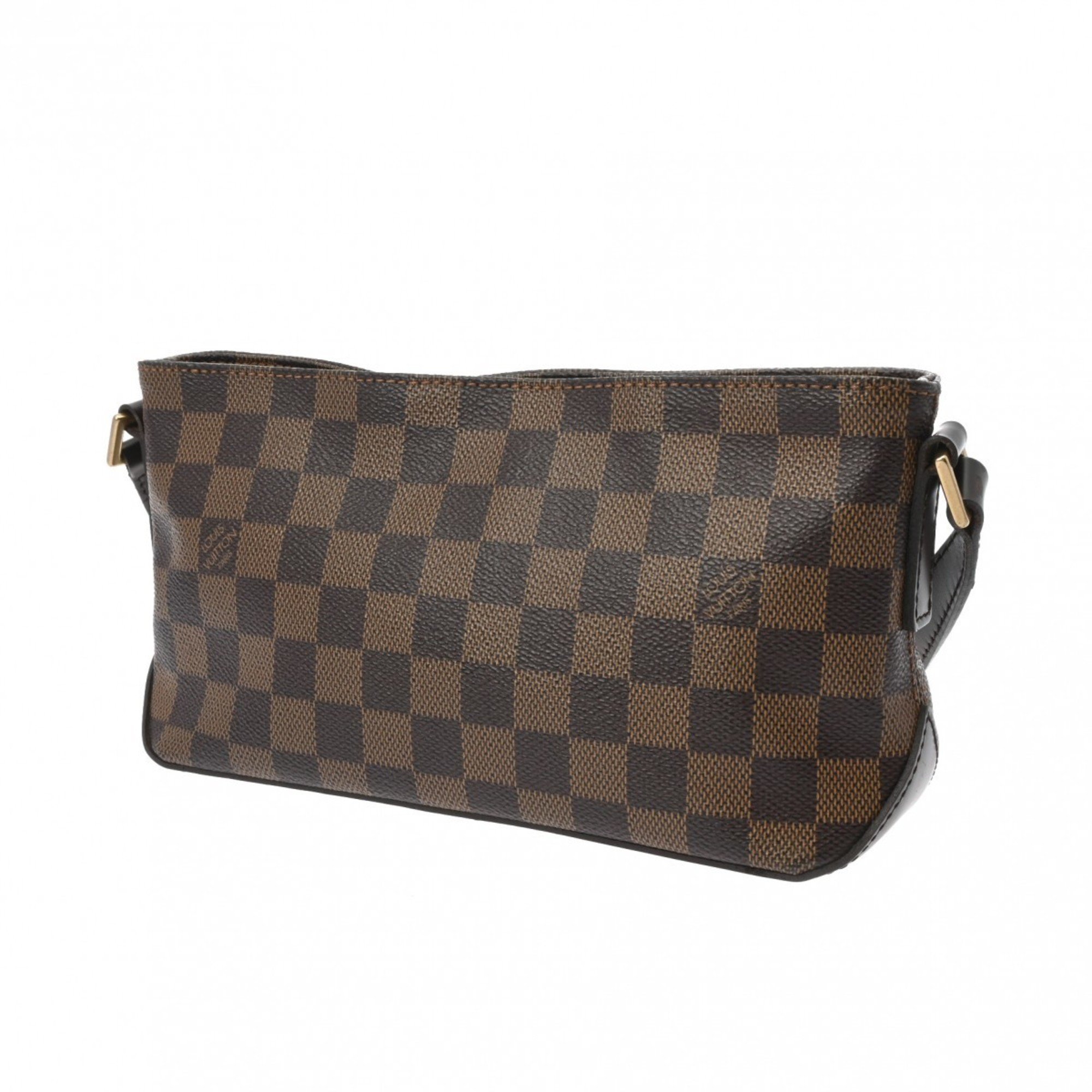 LOUIS VUITTON Damier Trotter SP Order Brown N48049 Women's Canvas Shoulder Bag