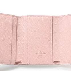 Louis Vuitton LOUIS VUITTON Portefeuille Zoe Tri-fold Wallet N60167 Damier Rose Ballerine S-156456