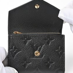 Louis Vuitton LOUIS VUITTON Portefeuille Zoe Tri-fold Wallet M62935 Monogram Empreinte Noir (Black) S-156404