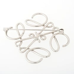 LOEWE Anagram Brooch 111.25.020 Metal Palladium (Silver) S-156089