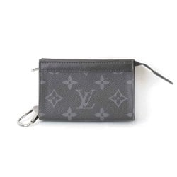 LOUIS VUITTON Louis Vuitton Pochette Cle Voyage M82776 Key Case Monogram Eclipse Black Men's