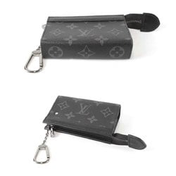 LOUIS VUITTON Louis Vuitton Pochette Cle Voyage M82776 Key Case Monogram Eclipse Black Men's