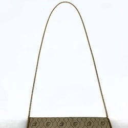 Christian Dior Dior Chain Bag Shoulder Honeycomb Pattern Beige Brown Women's Fashion ITXSL8R159TO