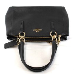 COACH J1780-F57523 Shoulder Bag Leather Black