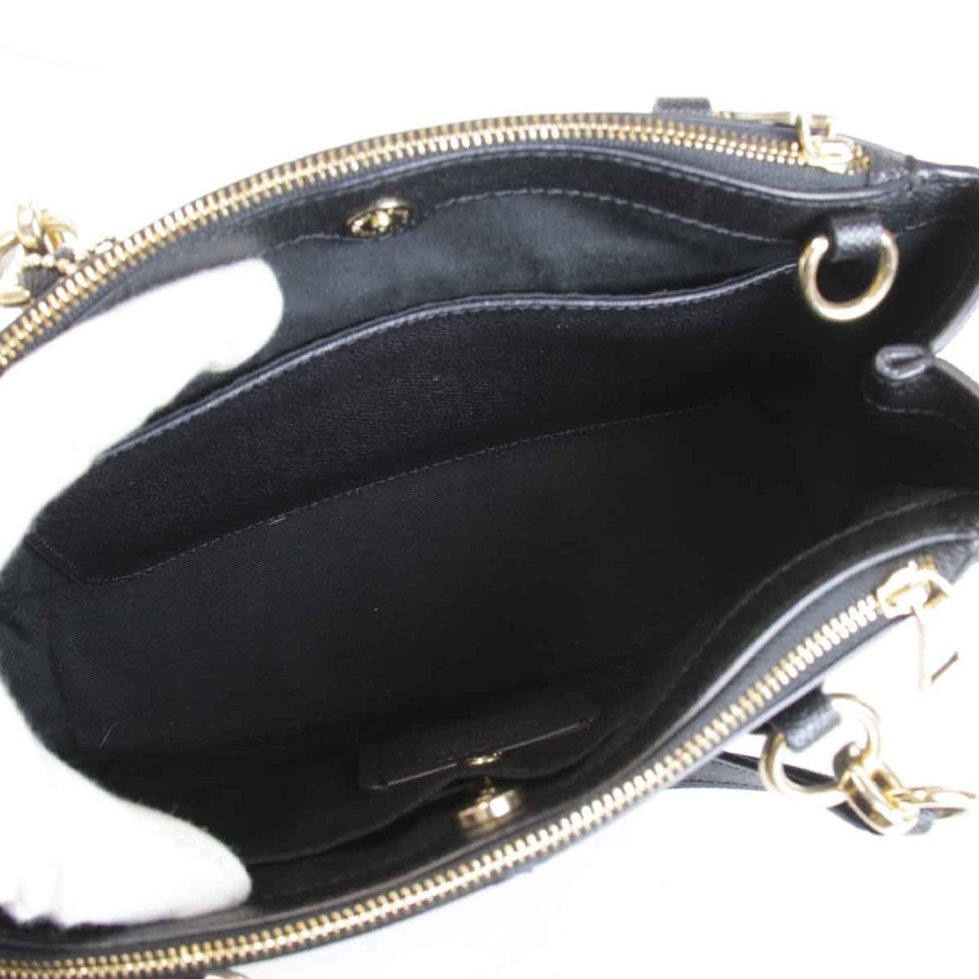 COACH J1780-F57523 Shoulder Bag Leather Black