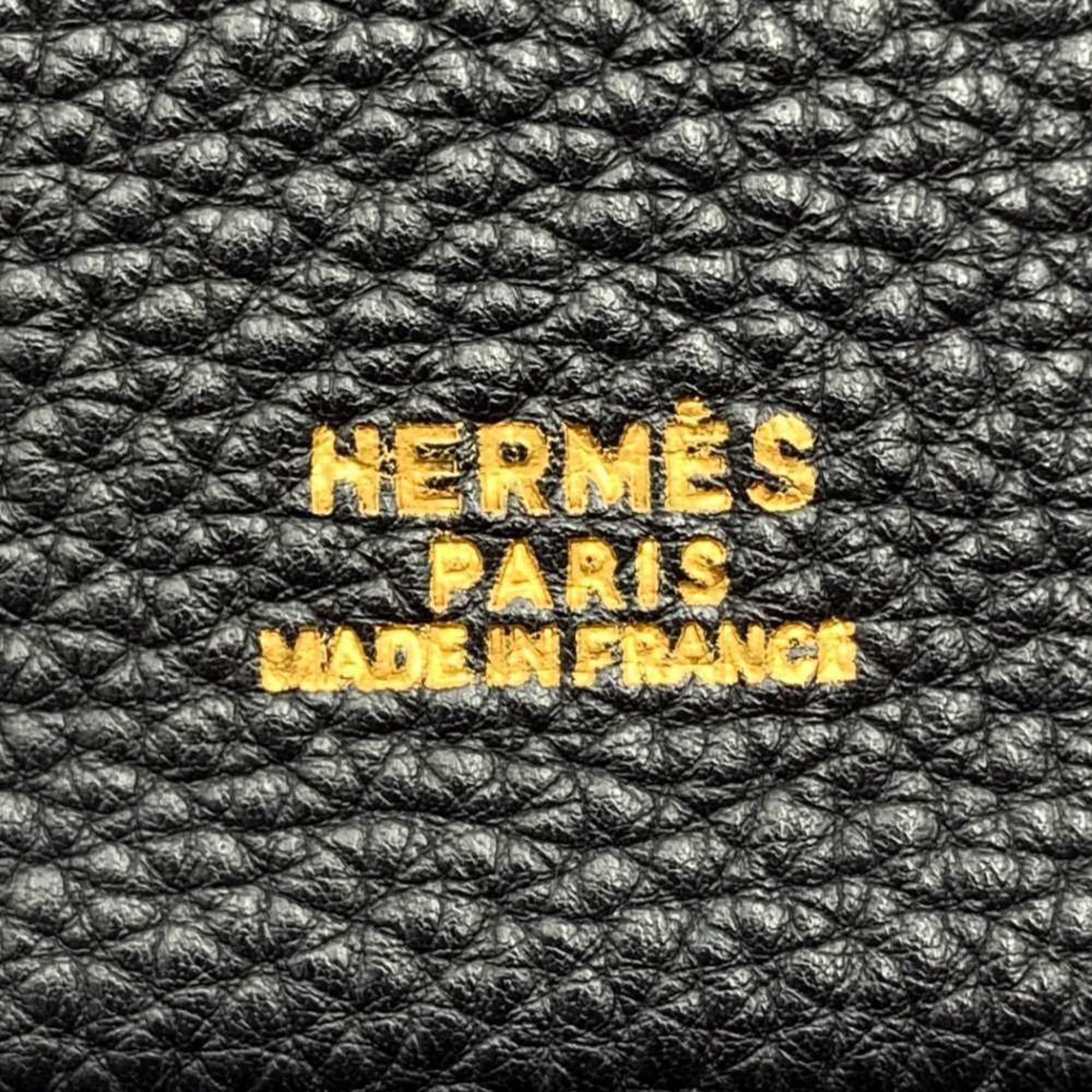 HERMES Sherpa Rocabar Backpack Daypack Wool Orange Yellow Navy Women's ITS67VUWH3U0