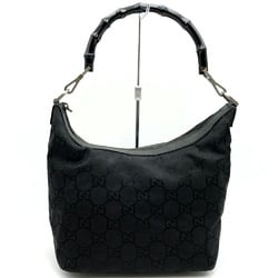 GUCCI Gucci Shoulder Bag Bamboo Big GG Nylon Black 000・0531 Women's Fashion ITN2XN916UVC