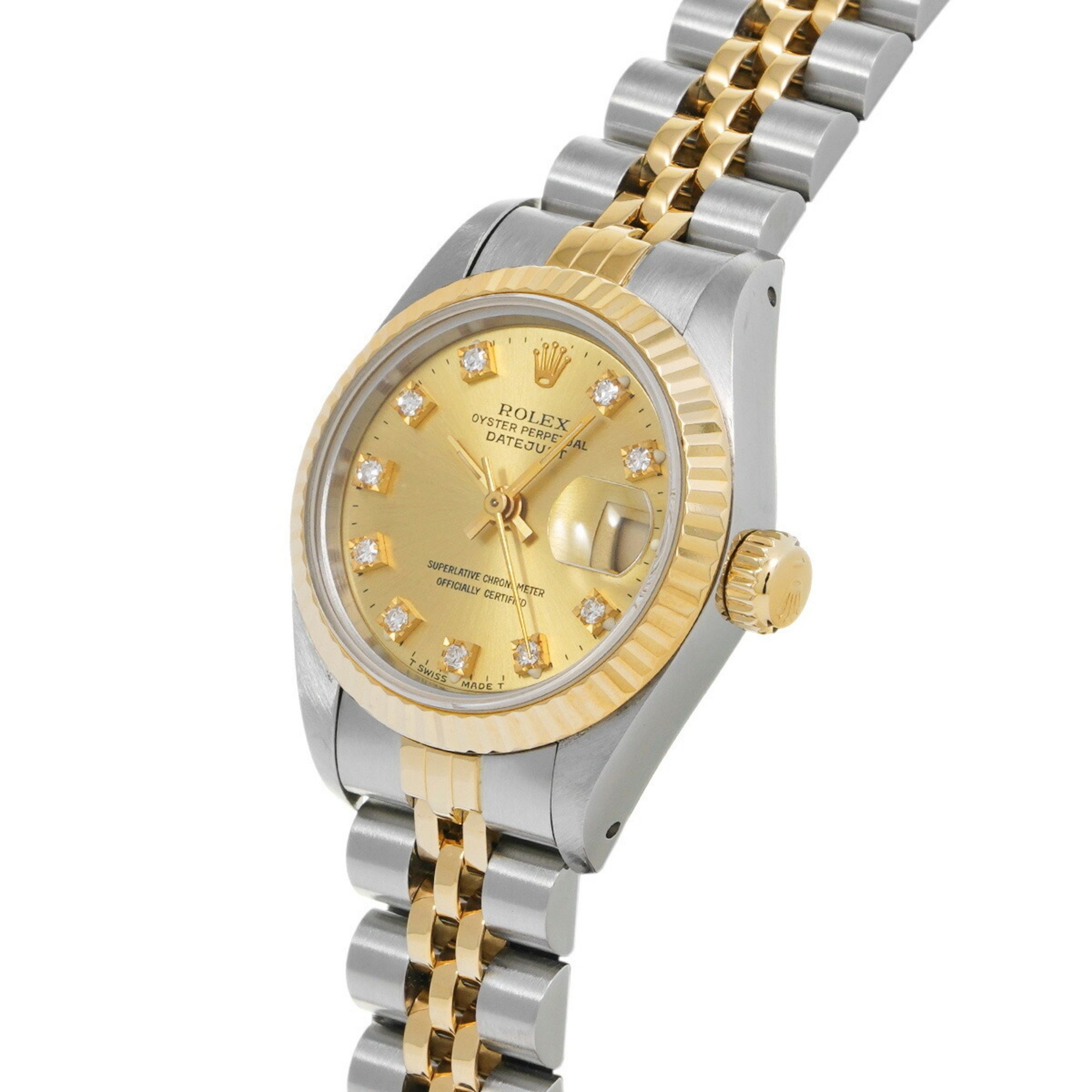 ROLEX Rolex Datejust 10P Diamond 69173G Ladies Watch Automatic