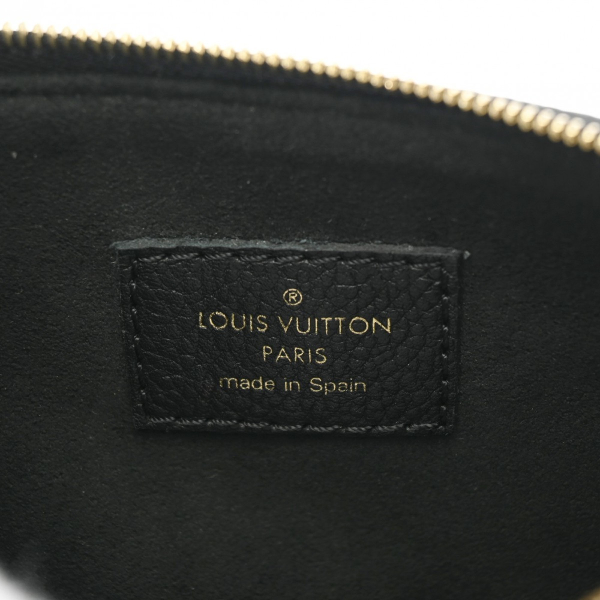 LOUIS VUITTON Louis Vuitton Monogram Empreinte Multi Pochette Accessoires Noir M80399 Women's Leather Shoulder Bag