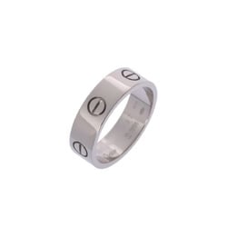 CARTIER Love Ring #57 Size 16.5 Women's K18 White Gold