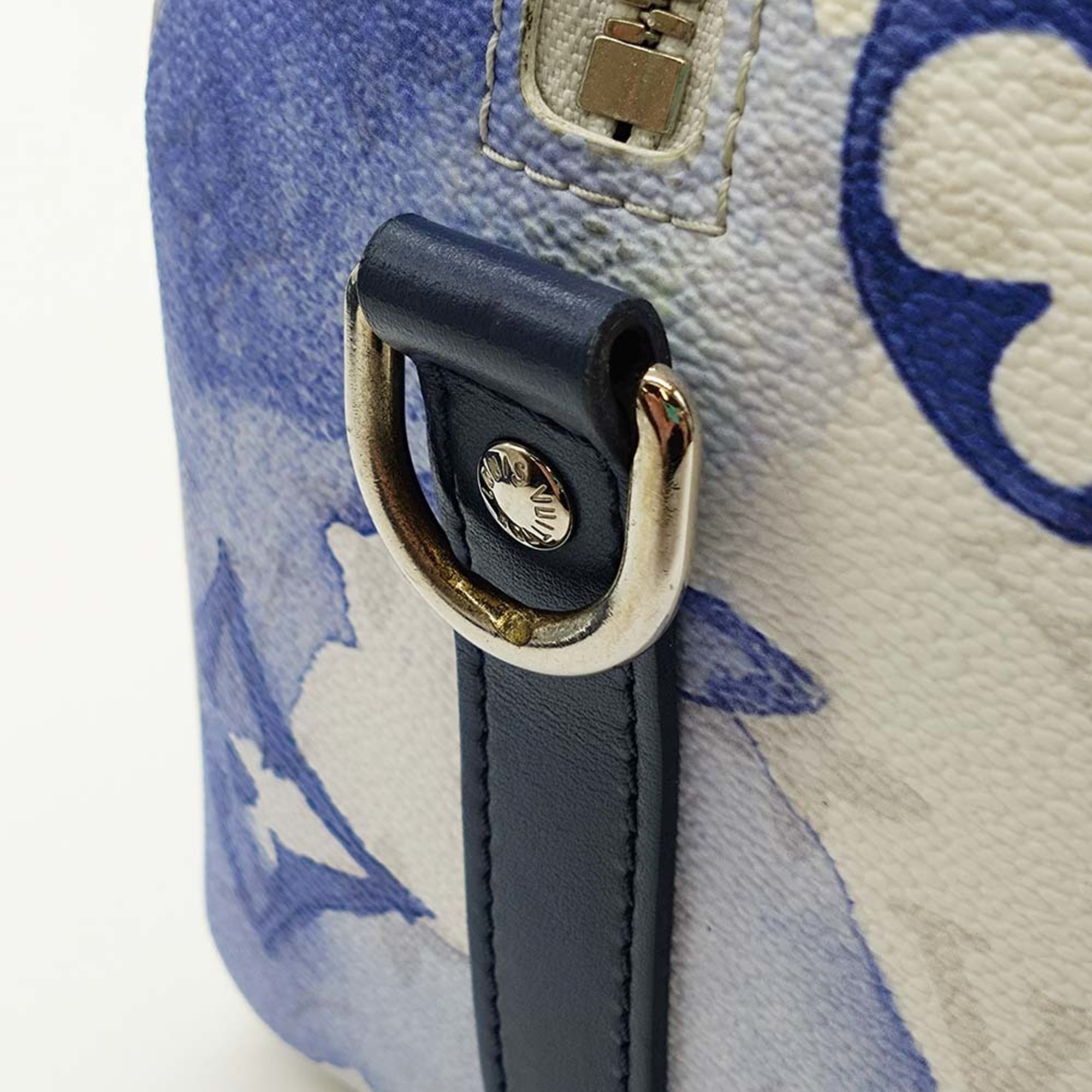 LOUIS VUITTON City Keepall M45757 Monogram Watercolor Shoulder Bag Blue White Fashion USED ITWG3FYUEK1W