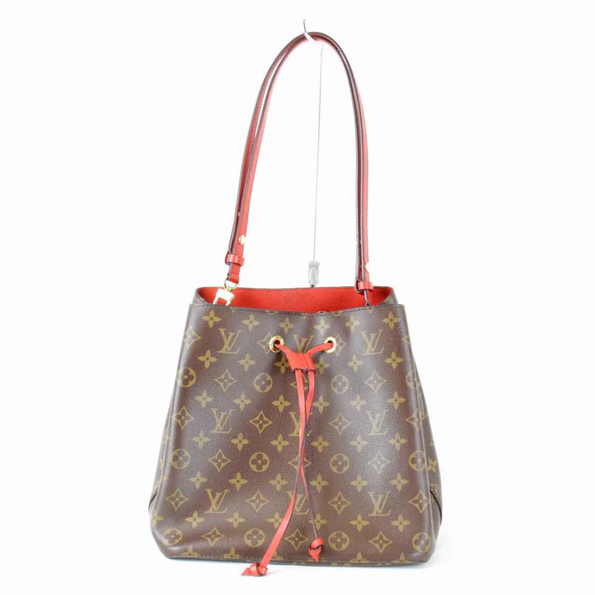 LOUIS VUITTON Louis Vuitton NeoNoe M44021 Shoulder Bag Monogram Canvas x Red Women's