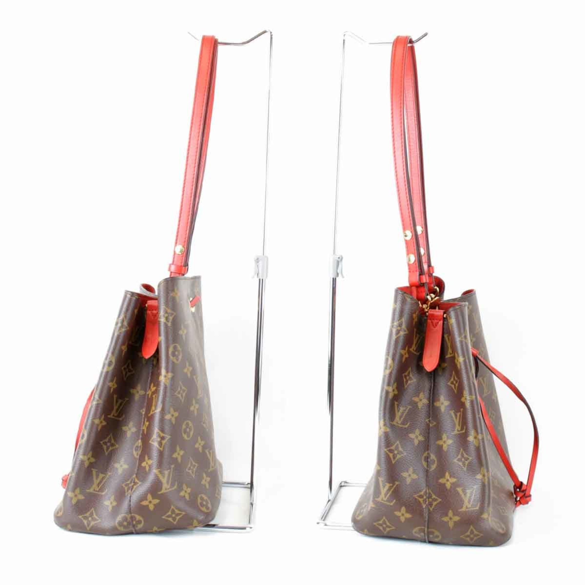 LOUIS VUITTON Louis Vuitton NeoNoe M44021 Shoulder Bag Monogram Canvas x Red Women's