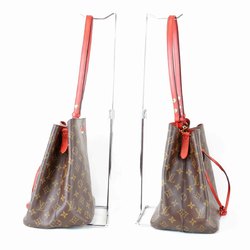 LOUIS VUITTON Louis Vuitton NeoNoe M44021 Shoulder Bag Monogram Canvas x Red Women's