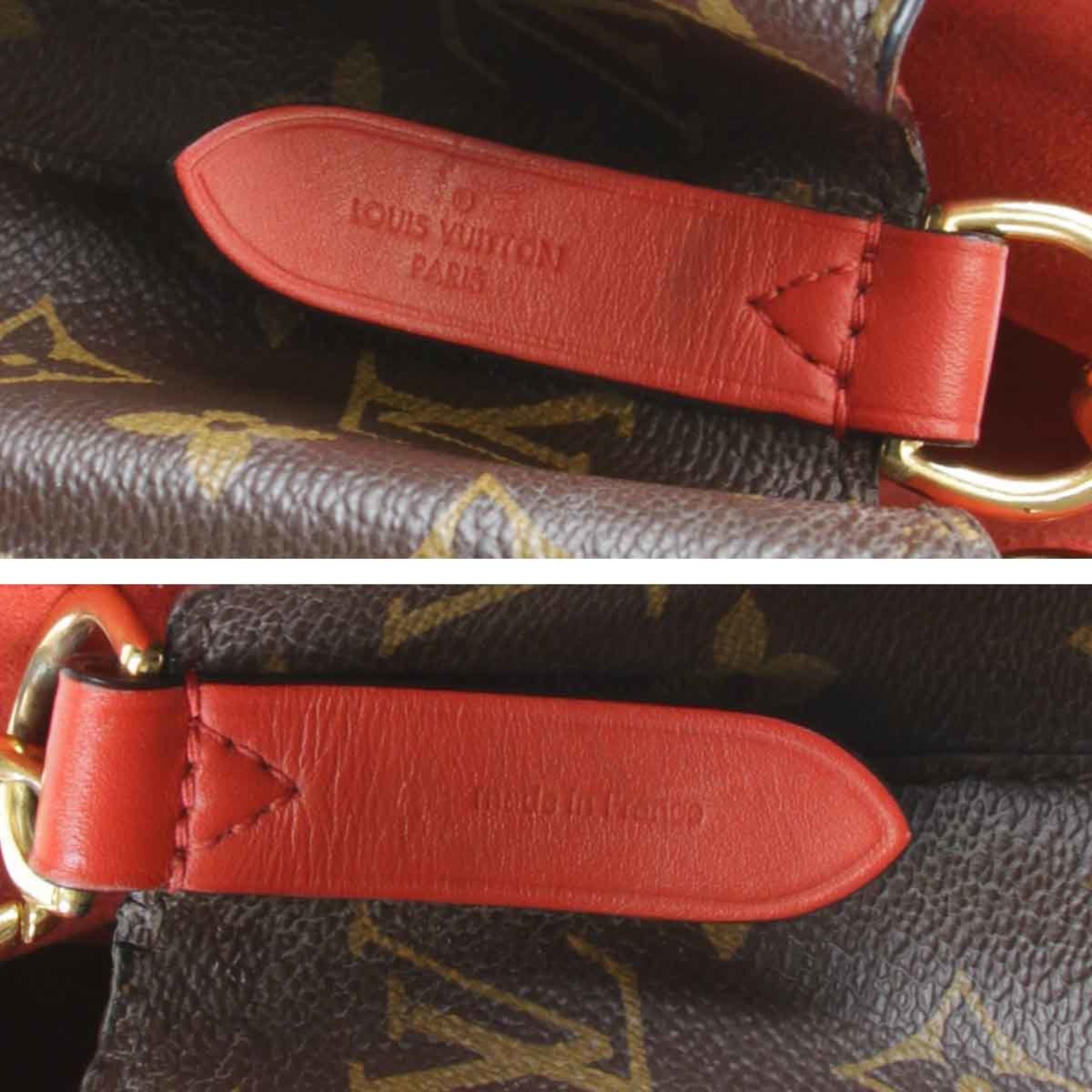 LOUIS VUITTON Louis Vuitton NeoNoe M44021 Shoulder Bag Monogram Canvas x Red Women's