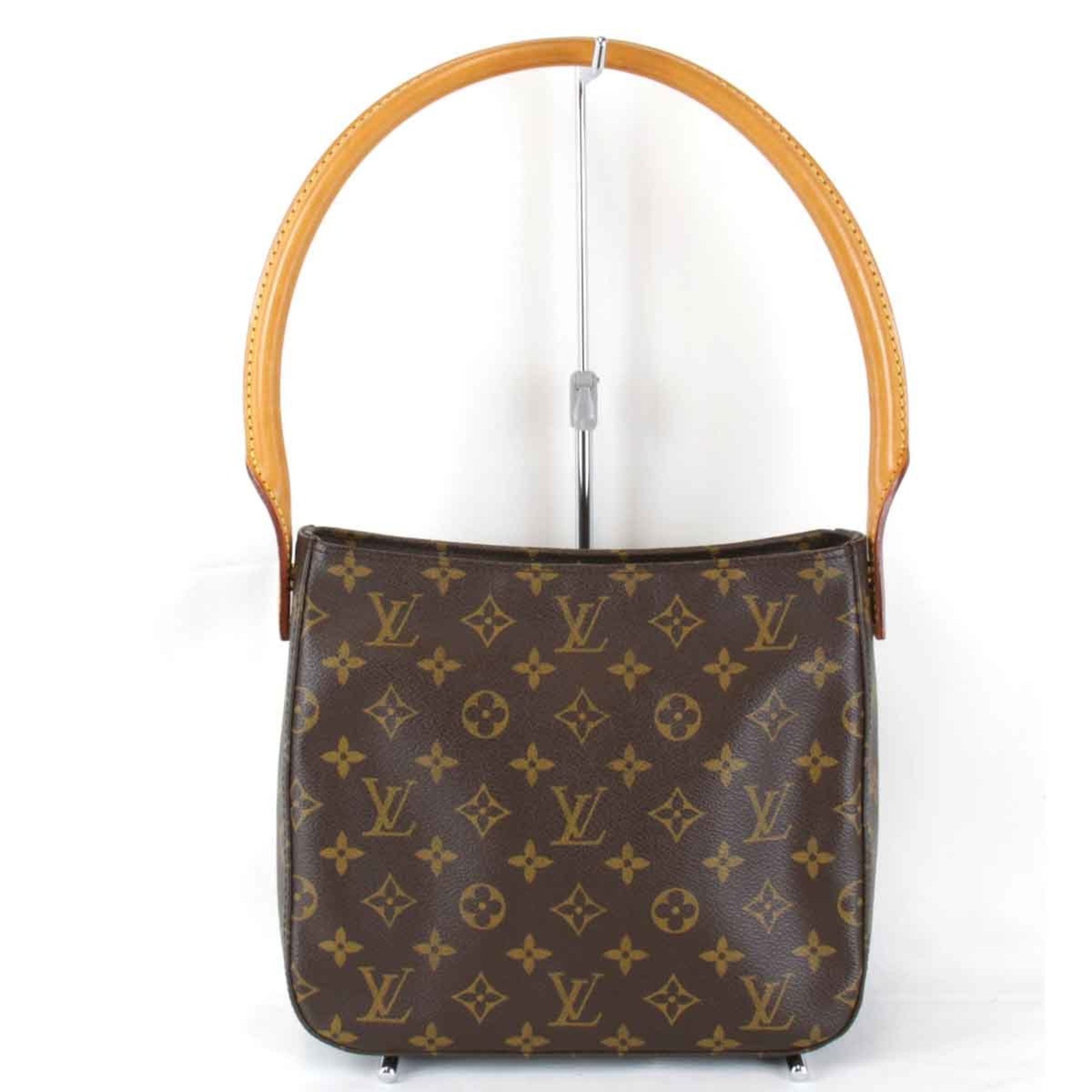 LOUIS VUITTON Louis Vuitton Looping MM M51146 Shoulder Bag Monogram Canvas Brown Women's