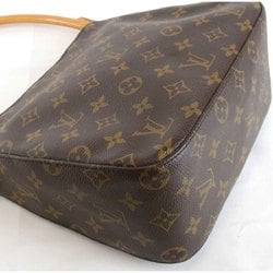 LOUIS VUITTON Louis Vuitton Looping MM M51146 Shoulder Bag Monogram Canvas Brown Women's