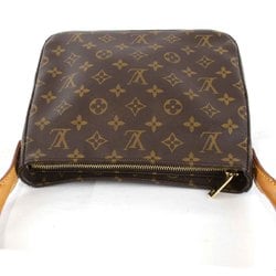 LOUIS VUITTON Louis Vuitton Looping MM M51146 Shoulder Bag Monogram Canvas Brown Women's