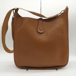 HERMES Evelyn 1 (Ann) GM Shoulder Bag □E Stamp Brown Epsom Leather Women's Fashion Used ITCI1P3U922O