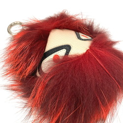 FENDI Bugs Monster Keychain Charm Red Unisex