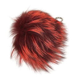 FENDI Bugs Monster Keychain Charm Red Unisex