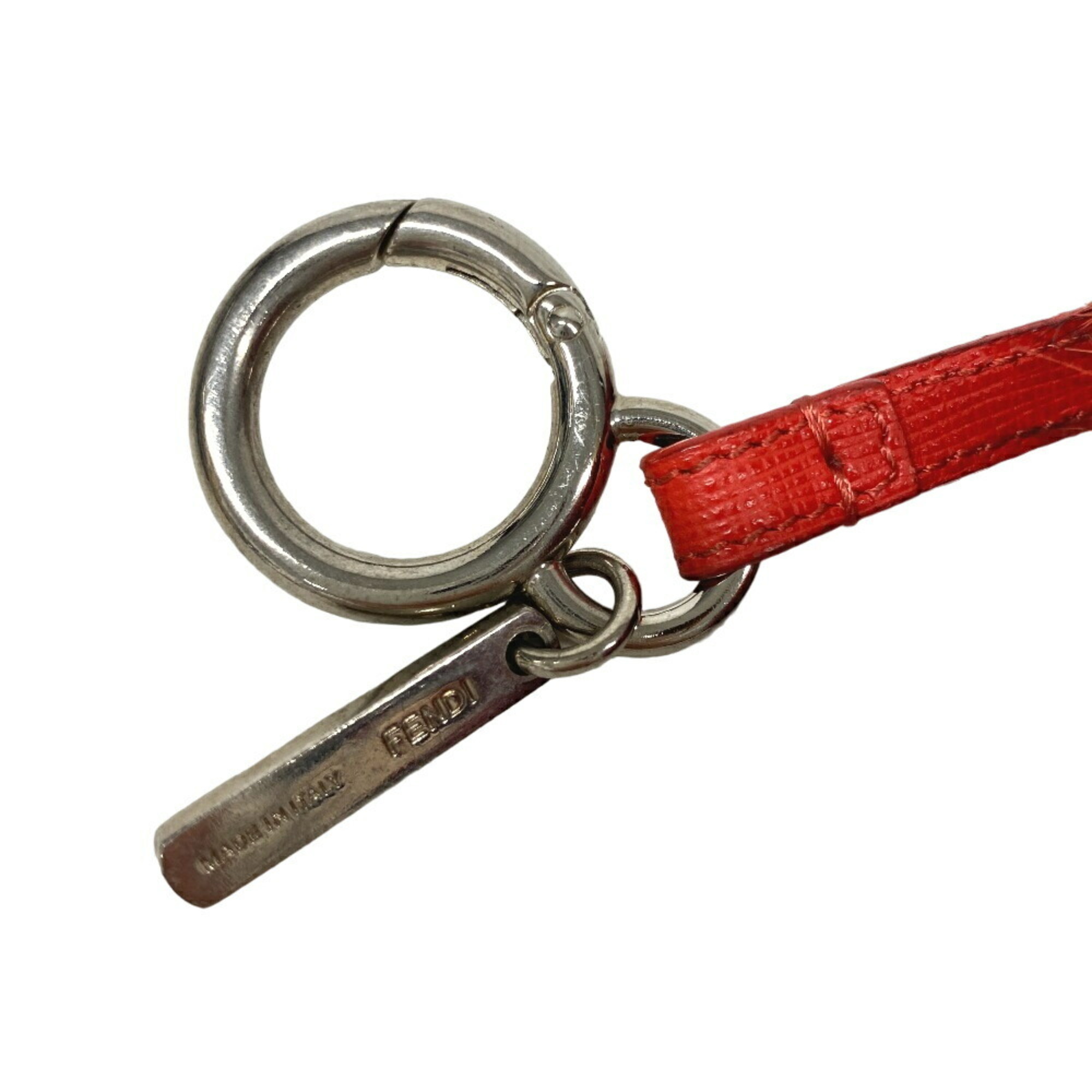 FENDI Bugs Monster Keychain Charm Red Unisex