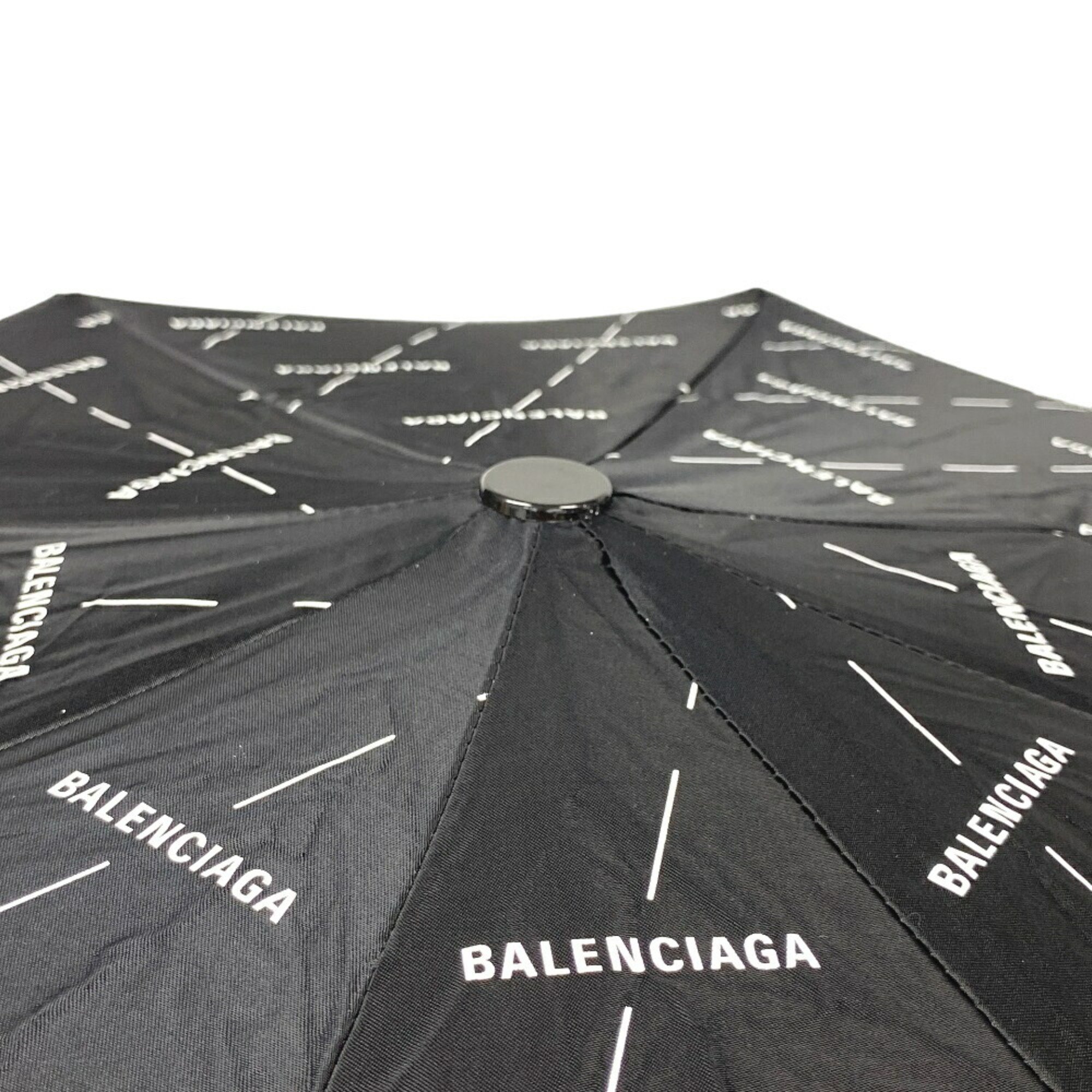 BALENCIAGA Balenciaga Folding Umbrella Black Unisex