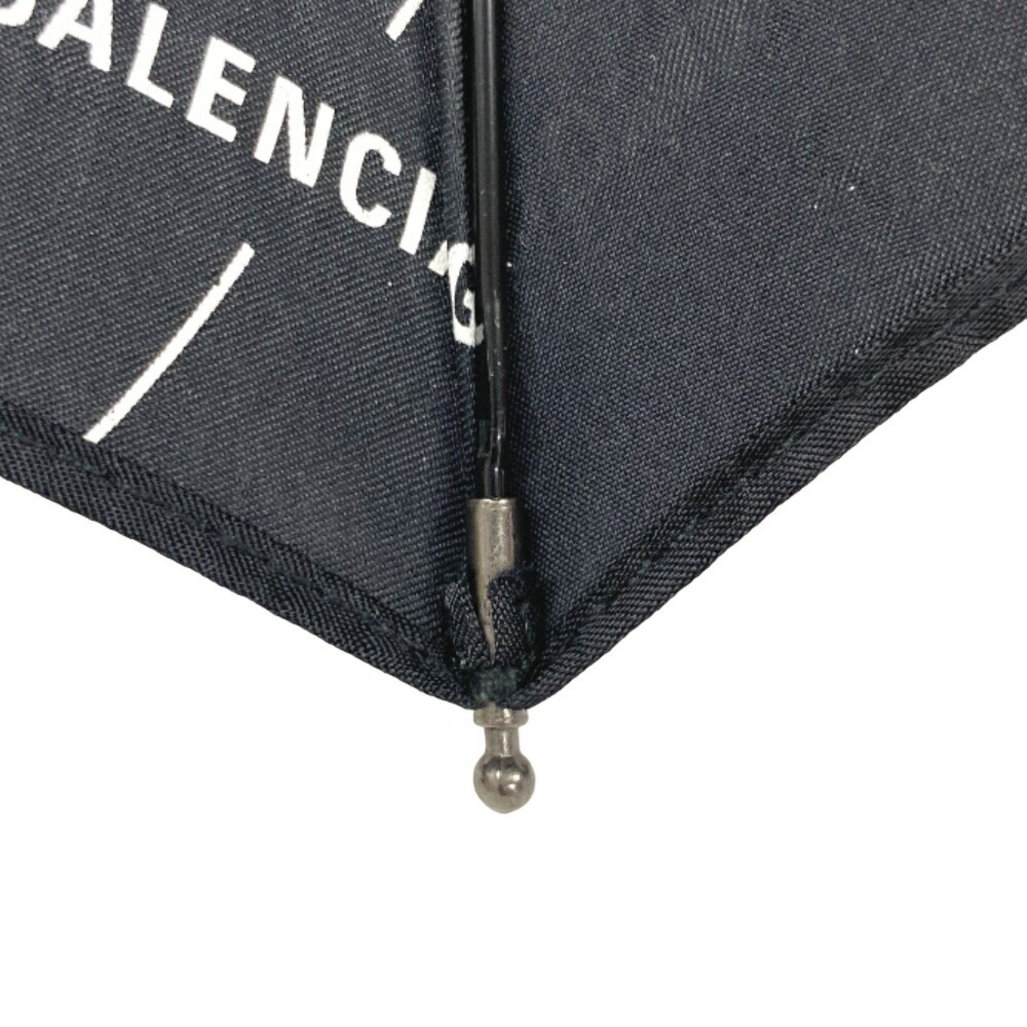 BALENCIAGA Balenciaga Folding Umbrella Black Unisex