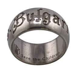 BVLGARI Save the Children 53 925 9.1g Charity Ring, Silver, Women's