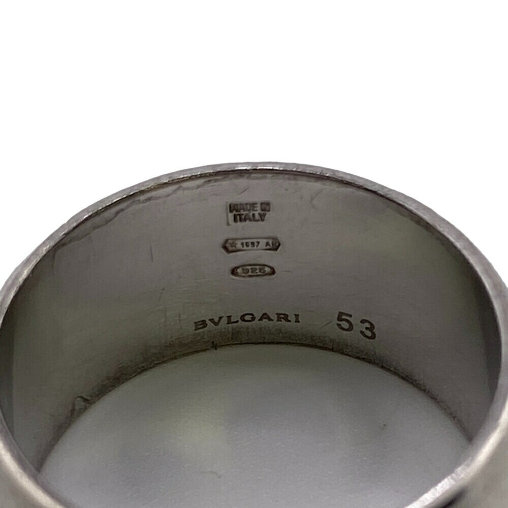 BVLGARI Save the Children 53 925 9.1g Charity Ring, Silver, Women's