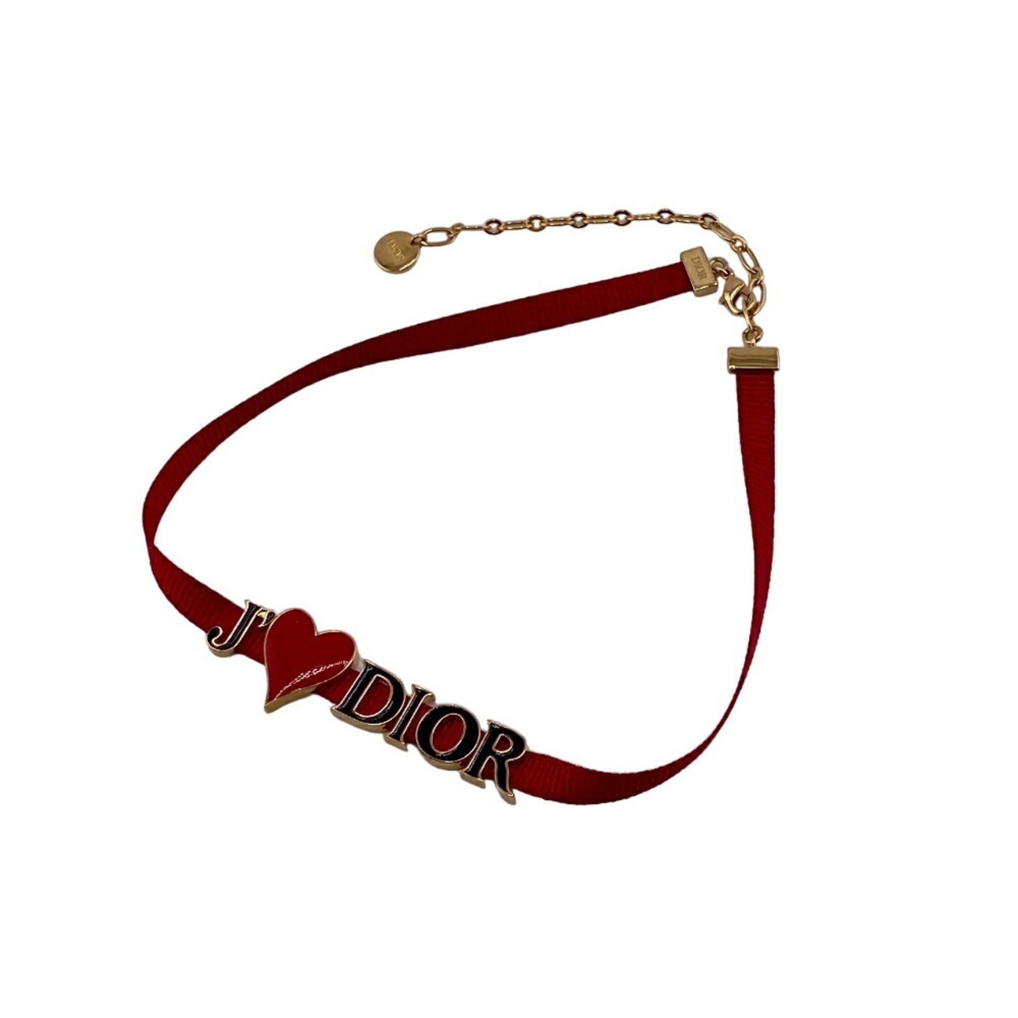 Christian Dior J'adior Choker Red Women's