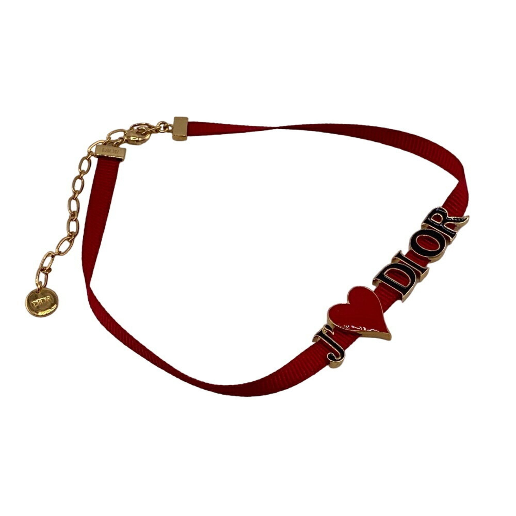 Christian Dior J'adior Choker Red Women's