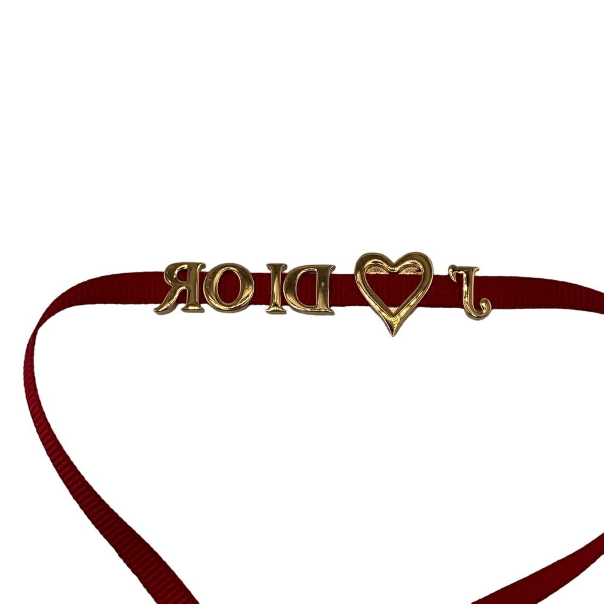 Christian Dior J'adior Choker Red Women's