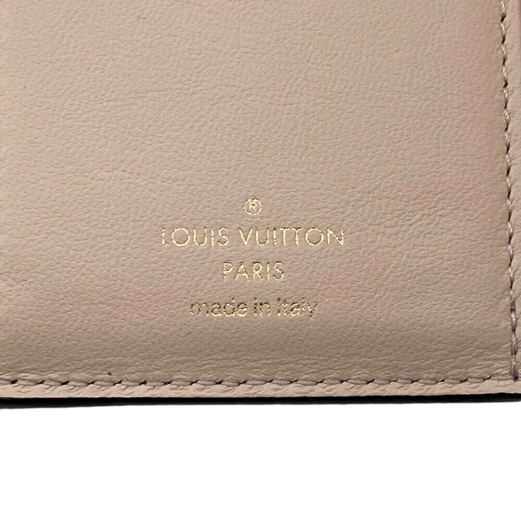 LOUIS VUITTON M80300 Portefeuille LV Pont Neuf Compact Tri-fold Wallet Black Women's