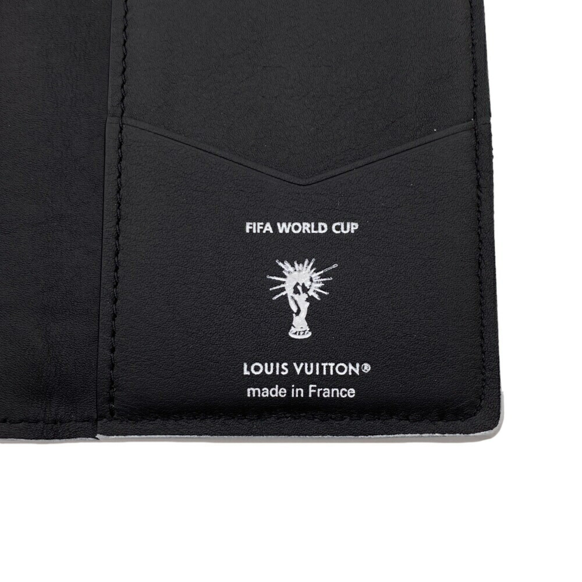 LOUIS VUITTON M81732 Organizer de Poche Taurillon Card Case Black Men's