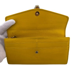 BVLGARI Bvlgari Serpenti Long Wallet Yellow Women's