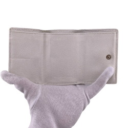 BALENCIAGA 391446 Paper Compact Wallet Tri-fold White Women's