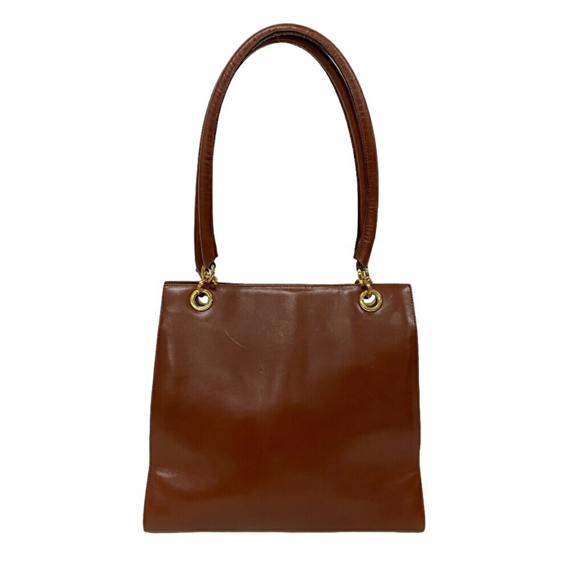 Salvatore Ferragamo Gancini handbag brown for women